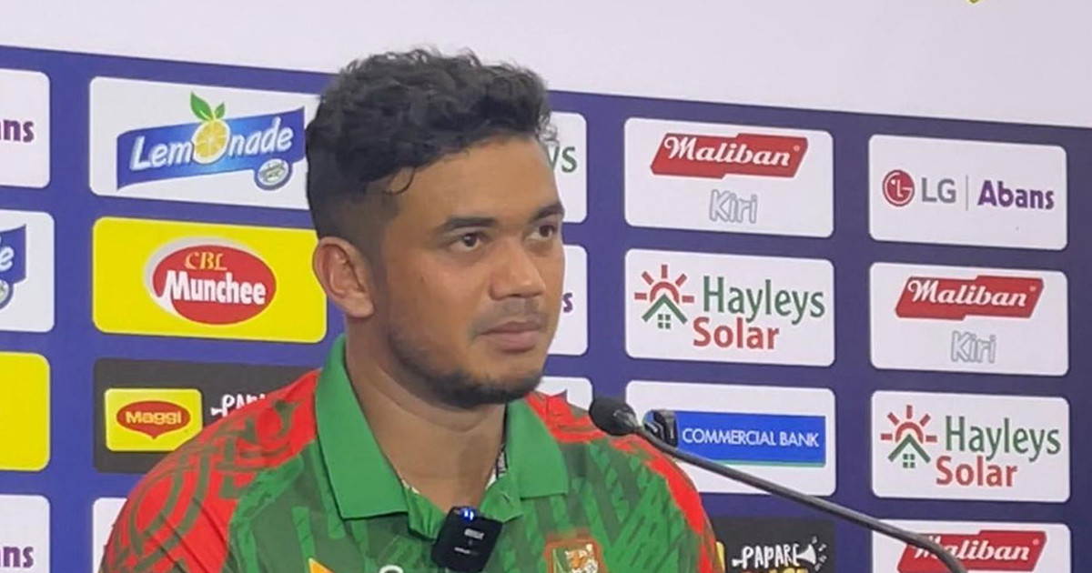 ড্রেসিংরুমে কফি খেতে গেয়ে দেখি ৫ উইকেট নেই: তাসকিন