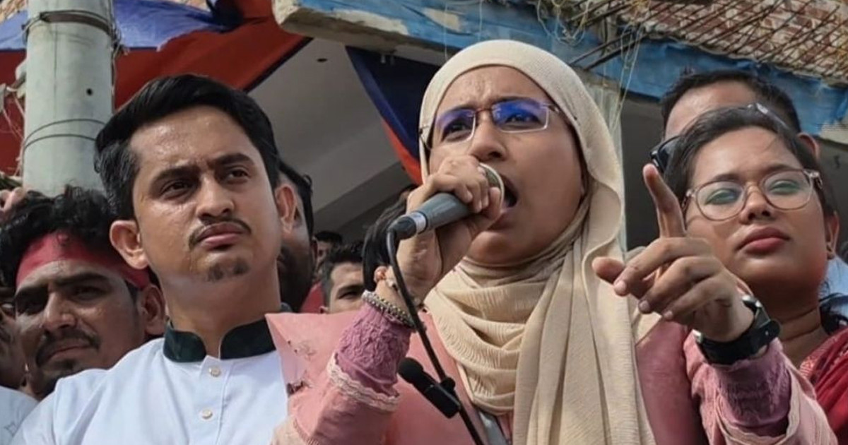 জুলাইয়ের যুদ্ধ চালিয়ে যাব পার্লামেন্ট পর্যন্ত: সামান্তা শারমিন