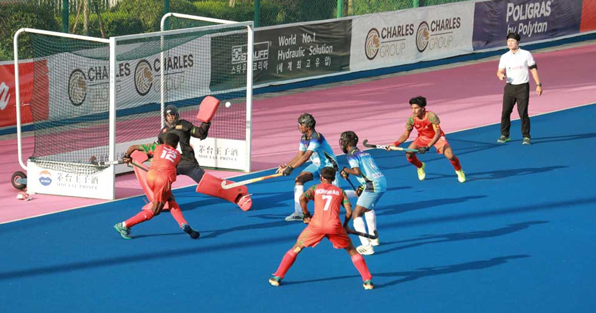 হকিতে চীনকে পাত্তাই দিলো না বাংলাদেশ