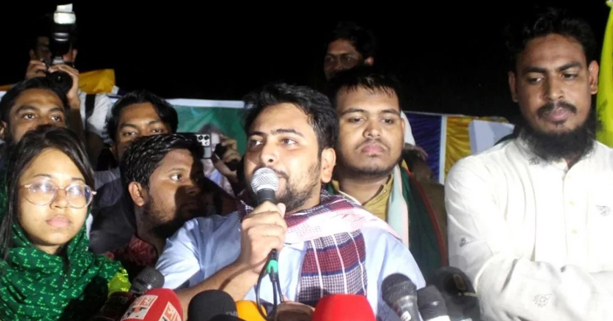 ৫ আগস্ট লক্ষ্য ছিল গণভবন, এবার জাতীয় সংসদ: নাহিদ