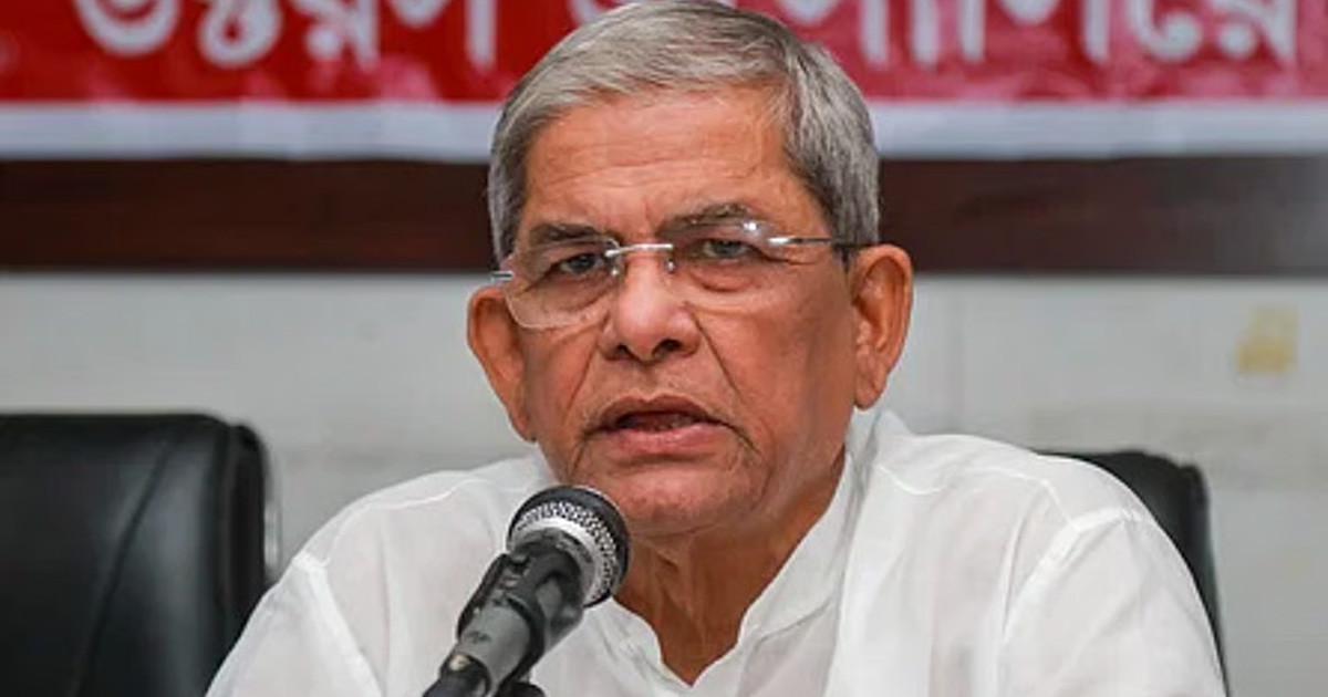 বিএনপি আশা করে ফেব্রুয়ারিতেই নির্বাচন আয়োজন করবে সরকার: মির্জা ফখরুল