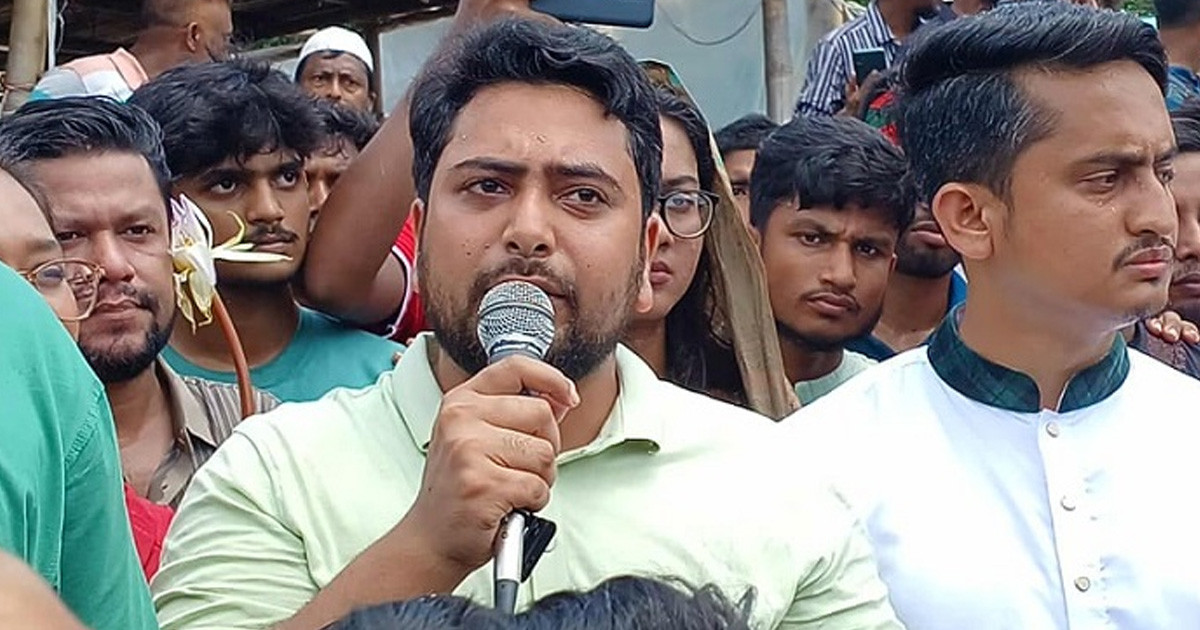 জুলাই সনদ, বিচার ও সংস্কার ছাড়া নির্বাচন নয়: নাহিদ ইসলাম