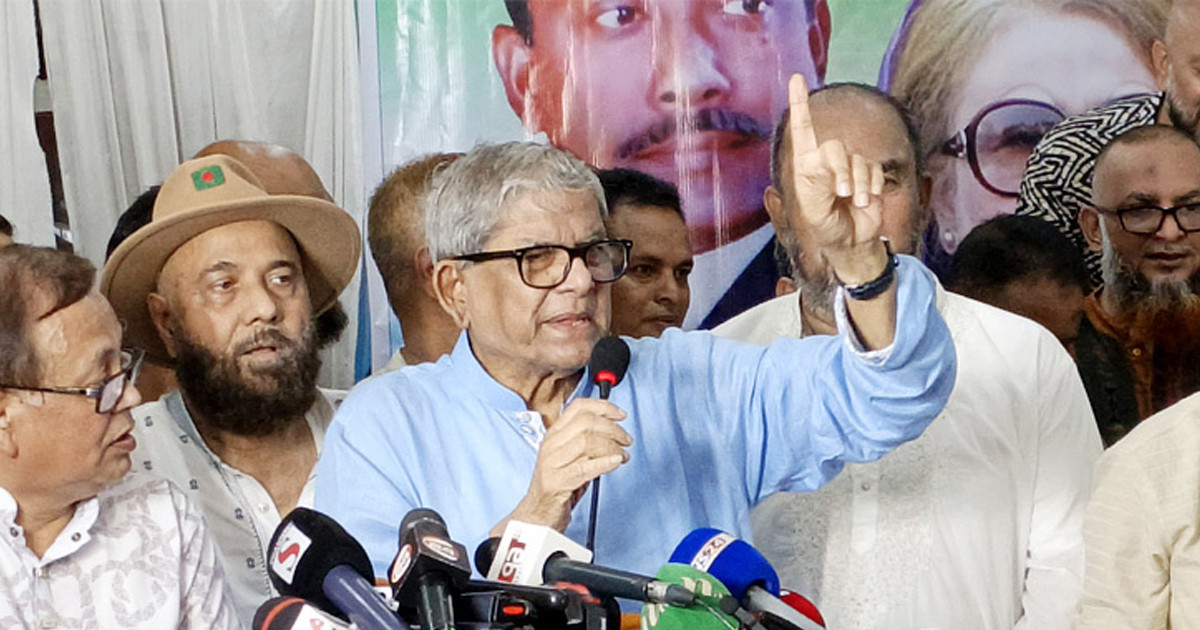 নির্বাচন যত দেরি হবে, দেশ তত পিছিয়ে যাবে: মির্জা ফখরুল
