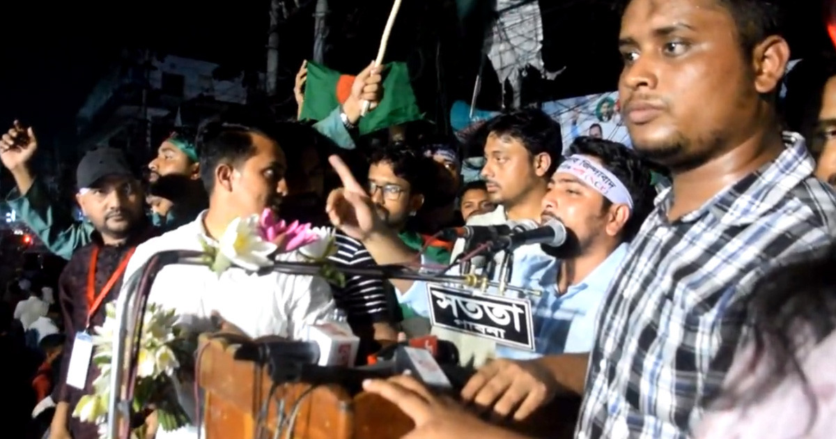 বিচার, সংস্কার ও নতুন সংবিধান ছাড়া নির্বাচন নয়: নাহিদ ইসলাম