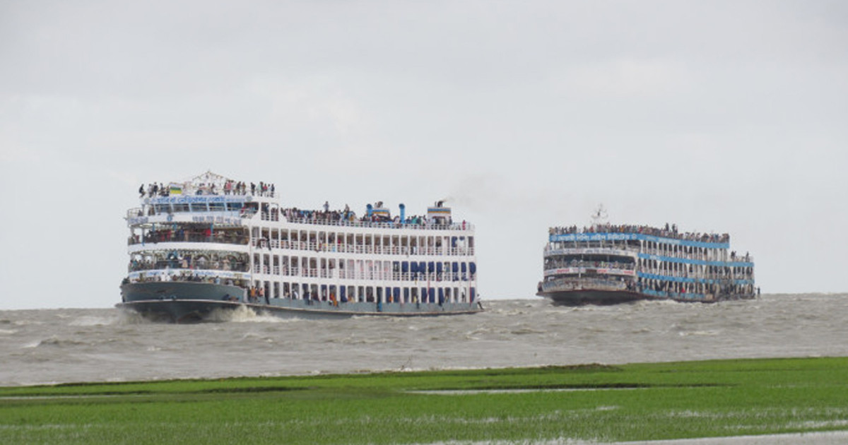 বৈরী আবহাওয়া, ১০ রুটে নৌযান চলাচল বন্ধ