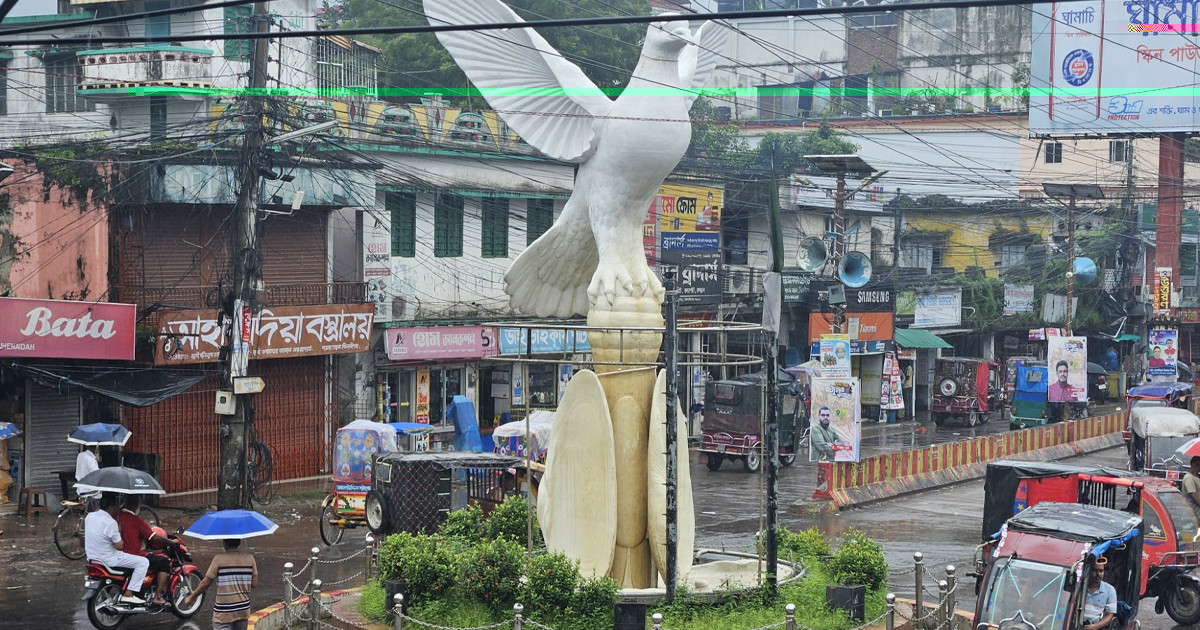 ভারী বৃষ্টিতে বিপর্যস্ত ঝিনাইদহের জনজীবন