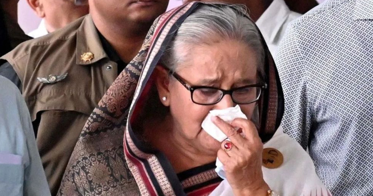 হাসিনার বিচার শুরু