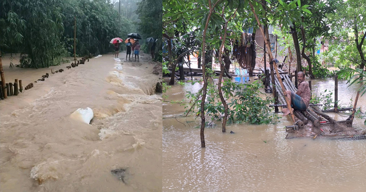 ফেনীতে বন্যা পরিস্থিতির অবনতি, ৪৯টি আশ্রয়কেন্দ্রে ঠাঁই প্রায় ৭ হাজার মানুষের