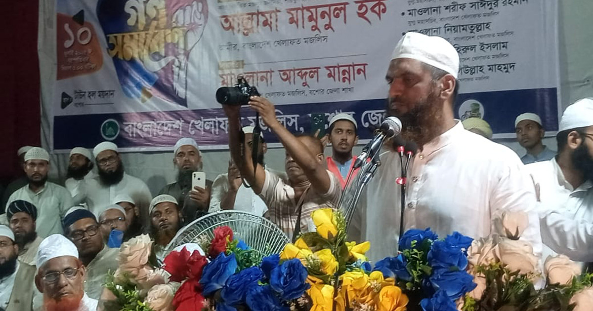 এদেশে আর কোনো মূর্তি স্থাপন মেনে নেওয়া হবে না: মামুনুল হক