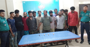 টঙ্গীতে ২৮ ছিনতাইকারী গ্রেপ্তার