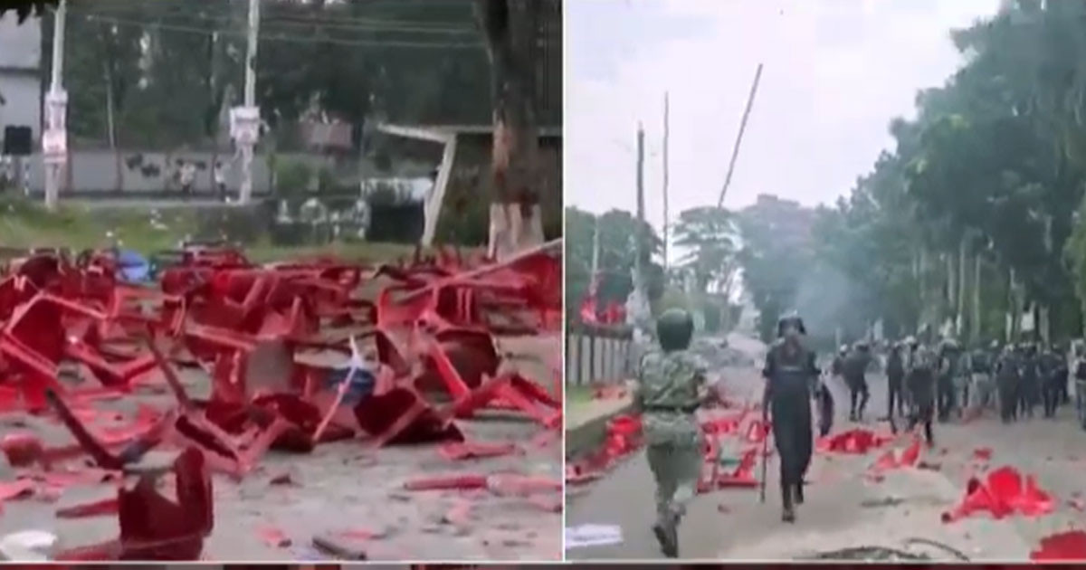 রণক্ষেত্র গোপালগঞ্জ, ১৪৪ ধারা জারি