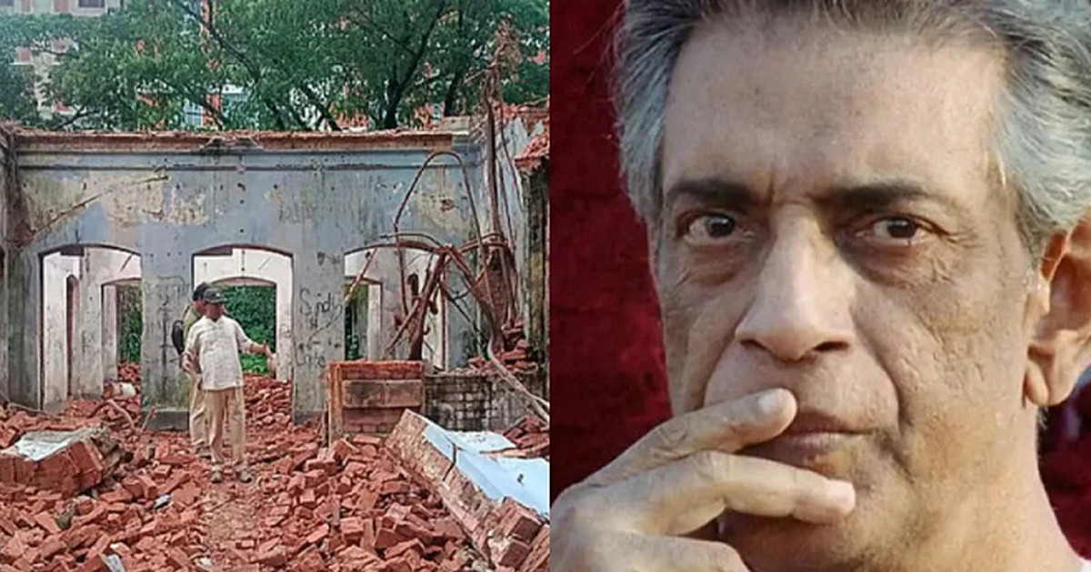ময়মনসিংহে ‘সত্যজিৎ রায়ের পূর্বপুরুষের বাড়ি’ ভাঙার কাজ বন্ধ