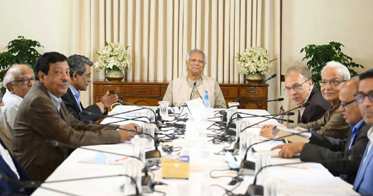 জুলাই সনদ তৈরির প্রক্রিয়া দৃশ্যমান রাখার নির্দেশ প্রধান উপদেষ্টার