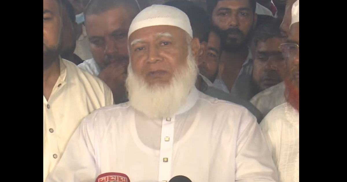 শারীরিক অবস্থা নিয়ে সাংবাদিকদের সঙ্গে কথা বললেন জামায়াত আমির