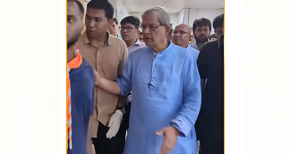 বিমান বিধ্বস্ত: বার্ন ইউনিটে মির্জা ফখরুল