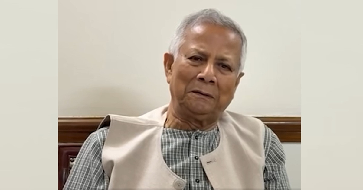 হতাহত শিশুদের মা-বাবাদের কী জবাব দেবো, ভিডিওবার্তায় প্রধান উপদেষ্টা