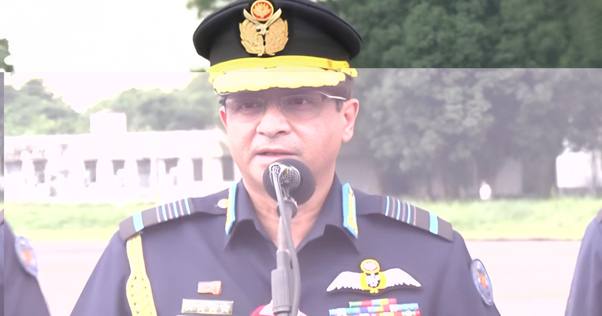 বিমান বিধ্বস্তের ঘটনায় আহতদের সুচিকিৎসার আশ্বাস বিমান বাহিনী প্রধানের