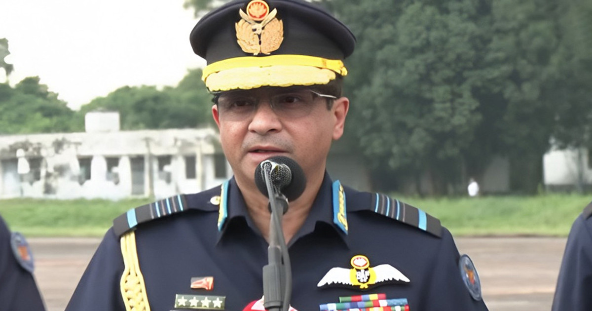 বিমান বিধ্বস্তের ঘটনায় আহতদের সুচিকিৎসার আশ্বাস বিমান বাহিনী প্রধানের