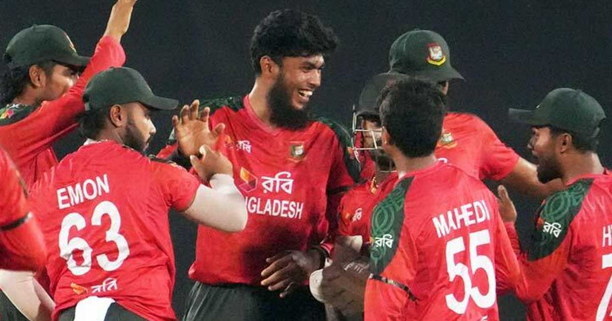 পাকিস্তানের বিপক্ষে প্রথমবার পূর্ণাঙ্গ টি-টোয়েন্টি সিরিজ জিতল বাংলাদেশ