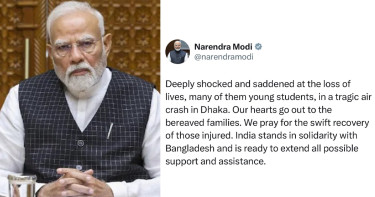 শোক জানিয়ে বাংলাদেশিদের উদ্দেশে যে বার্তা ভারতের প্রধানমন্ত্রীর