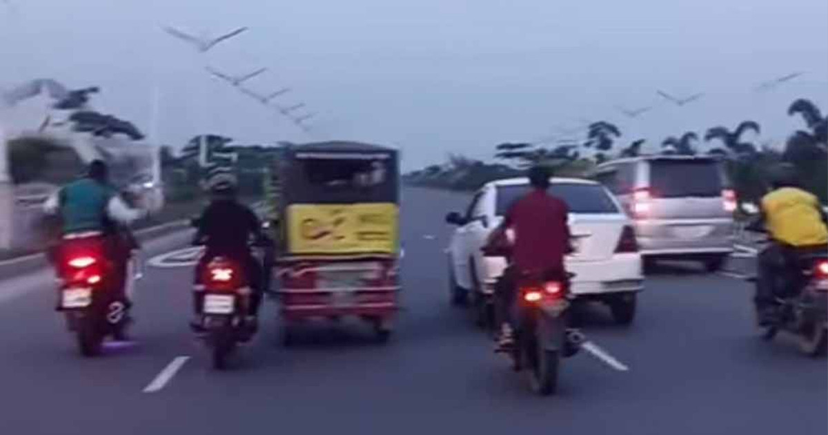 সেই ভাইরাল বেপরোয়া চালকের কী পরিণতি হলো?