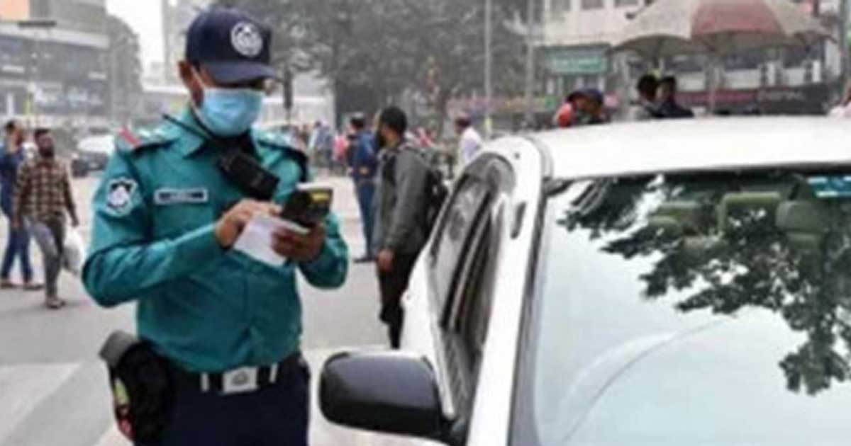ট্রাফিক আইনে দুইদিনে রাজধানীতে ৩৫৭২ মামলা