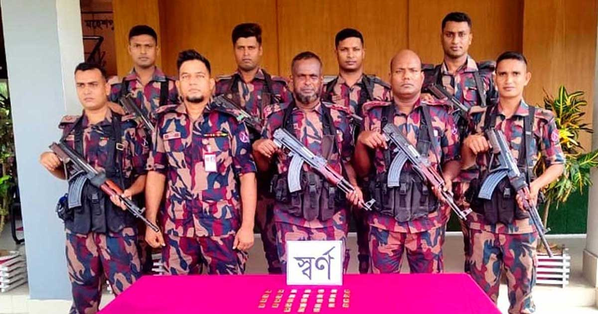 মহেশপুর সীমান্ত থেকে ৩১টি স্বর্ণের বার উদ্ধার
