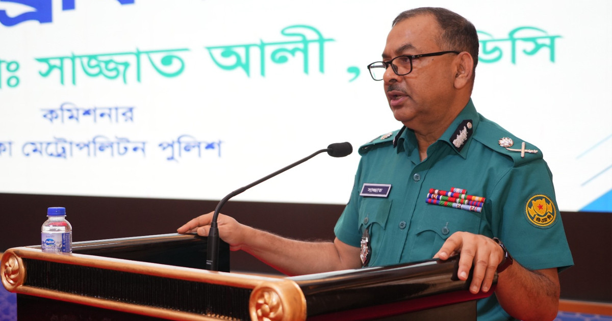 এসআইদের যেসব নির্দেশনা দিলেন ডিএমপি কমিশনার