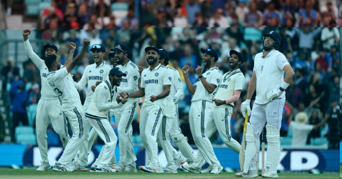 ইংল্যান্ডকে ৬ রানে হারিয়ে সিরিজ বাঁচালো ভারত