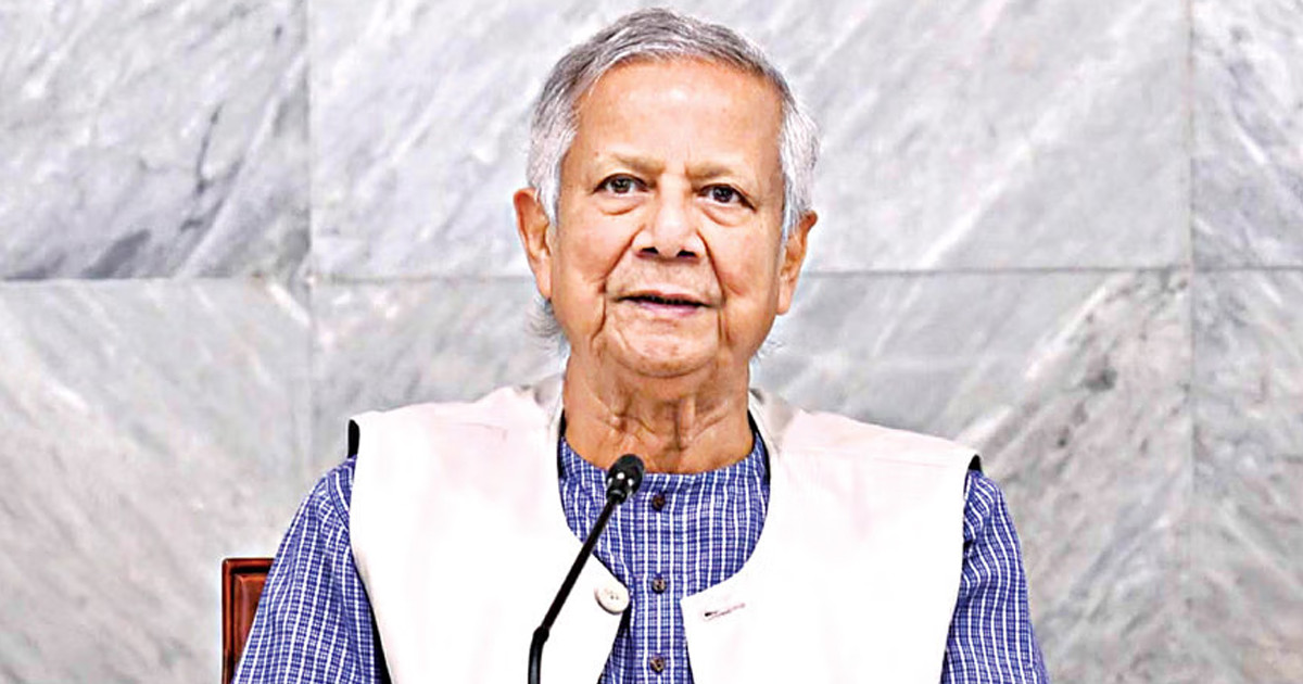 আজ জুলাই ঘোষণাপত্র পাঠ করবেন প্রধান উপদেষ্টা