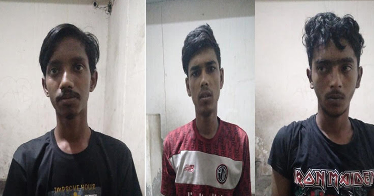সবুজবাগে ৩ ছিনতাইকারীকে হাতেনাতে ধরল ট্রাফিক পুলিশ