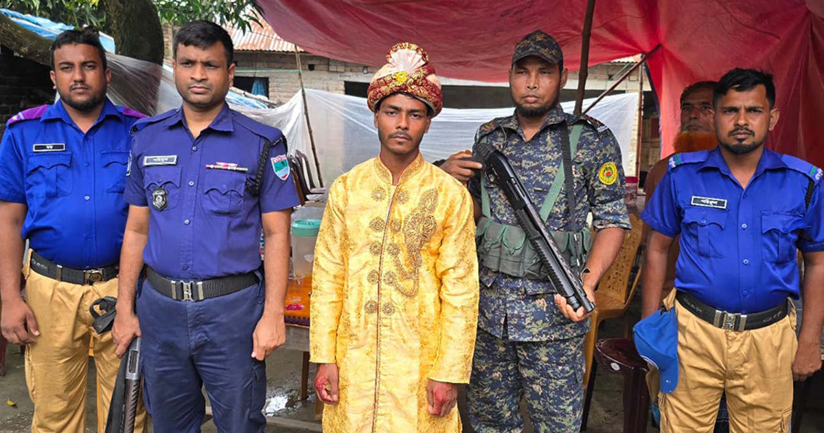 সপ্তম শ্রেণির ছাত্রীকে বিয়ে করতে এসে বর কারাগারে