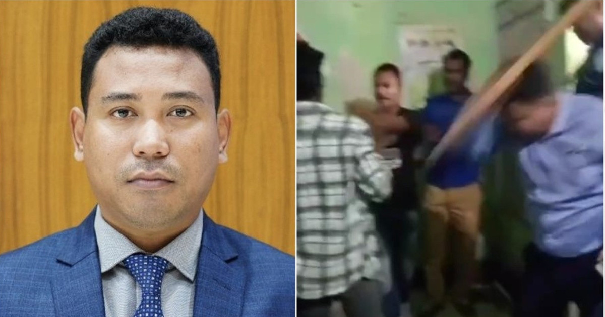 তরুণকে পেটালেন ইউএনও, ভিডিও ভাইরাল