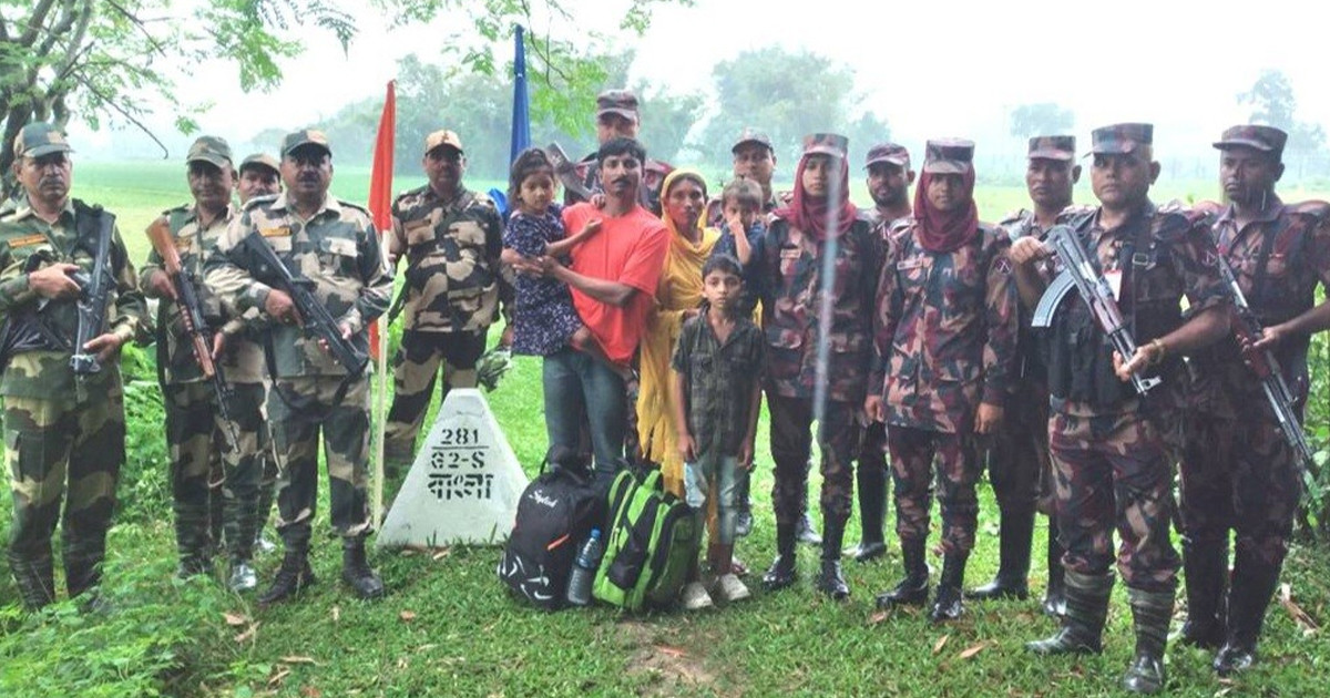 একই পরিবারের ৫ সদস্যকে বিজিবির হাতে তুলে দিলো বিএসএফ