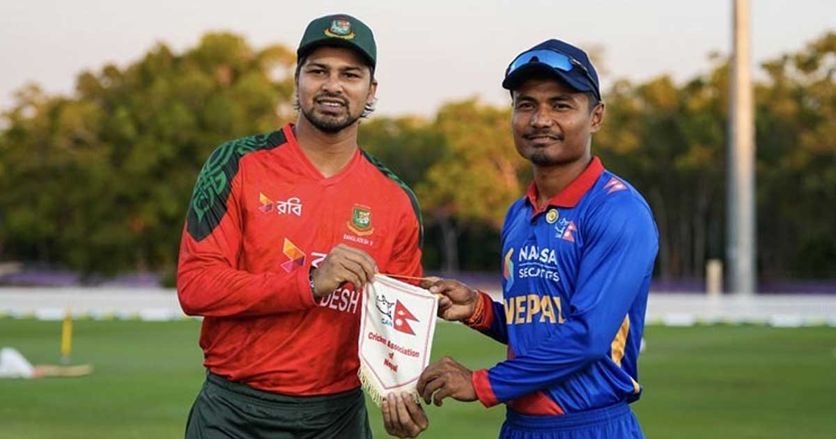 জয়ে ফেরার লক্ষ্যে নেপালের বিপক্ষে ব্যাটিংয়ে বাংলাদেশ