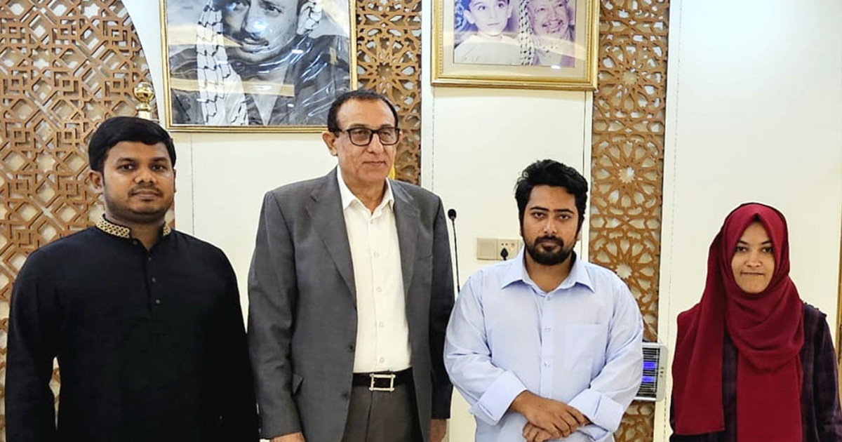 ফিলিস্তিনের রাষ্ট্রদূতের সঙ্গে এনসিপি নেতাদের বৈঠক