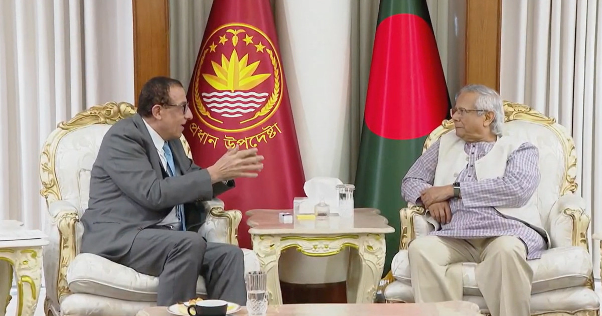 ফিলিস্তিনের প্রতি অন্তর্বর্তী সরকারের সমর্থন অব্যাহত থাকবে, রাষ্ট্রদূতকে প্রধান উপদেষ্টা