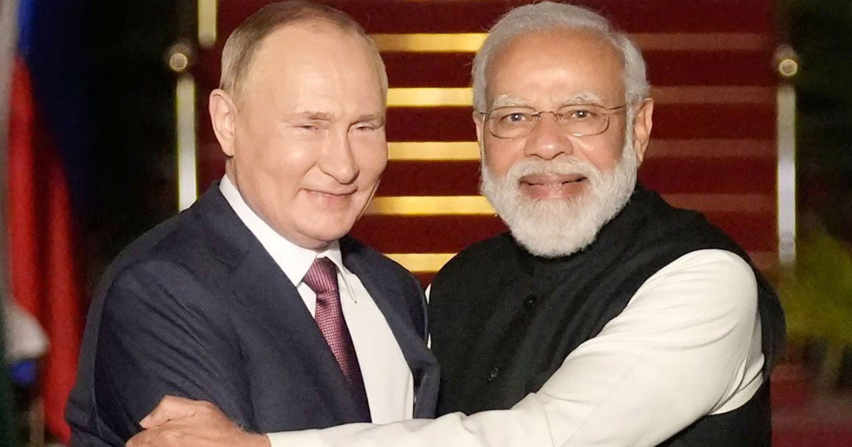 পুতিনকে ‘মাই ফ্রেন্ড’ সম্বোধন করলেন মোদি!