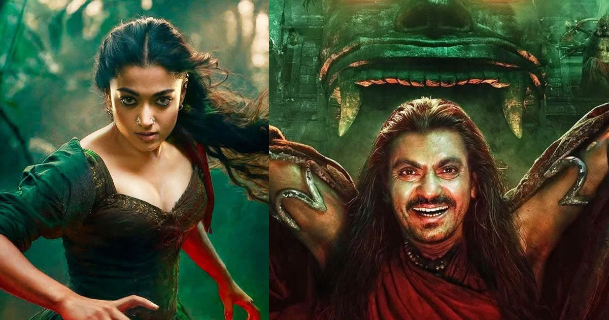 ‘থামা’ তে রাশমিকার প্রথম লুকেই ভয়ের ছায়া