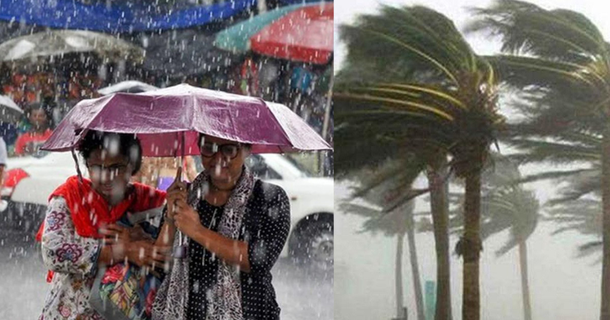 ৭ জেলায় বজ্রবৃষ্টিসহ ৬০ কিমি বেগে ঝড়ের শঙ্কা