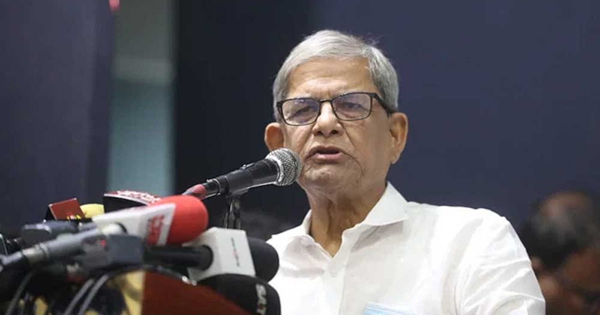 হাসিনার বিচার দেশের মাটিতেই হতে হবে: মির্জা ফখরুল