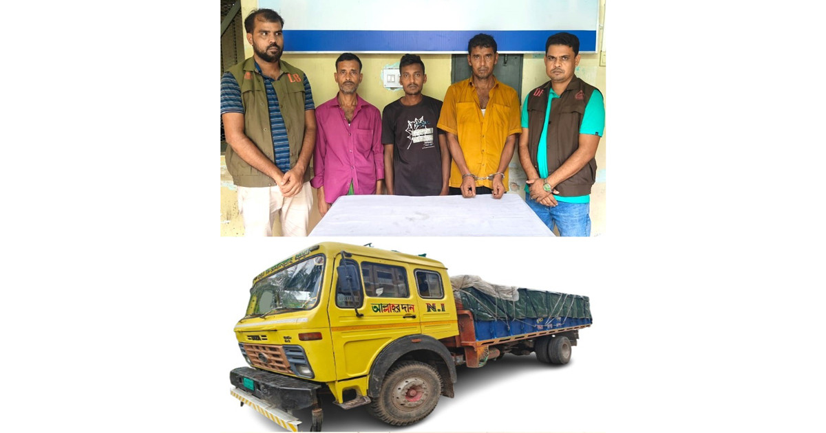 ৫৭৭ বস্তা চালসহ উধাও ট্রাক উদ্ধার