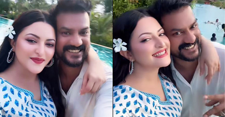 সহকর্মীর সঙ্গে খুনসুটি, সম্পর্কের গুঞ্জন নিয়ে যা বললেন পরীমনি