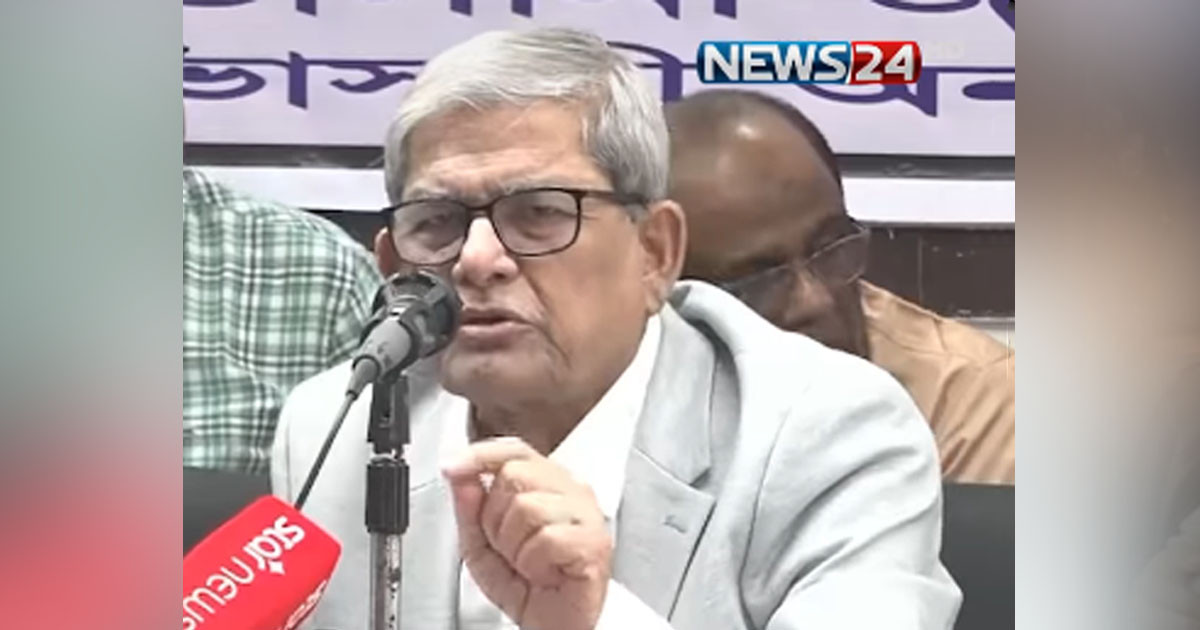 জটিলতা তৈরি না করে সংস্কার শেষে ঘোষিত সময়ে নির্বাচনের পদক্ষেপ নিন: মির্জা ফখরুল