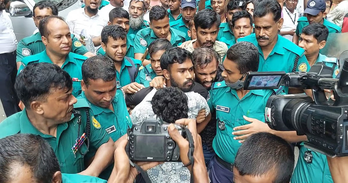 গুলশানে ৫০ লাখের পর এবার পাঁচ কোটির চাঁদাবাজির মামলায় রিমান্ডে সেই সমন্বয়করা