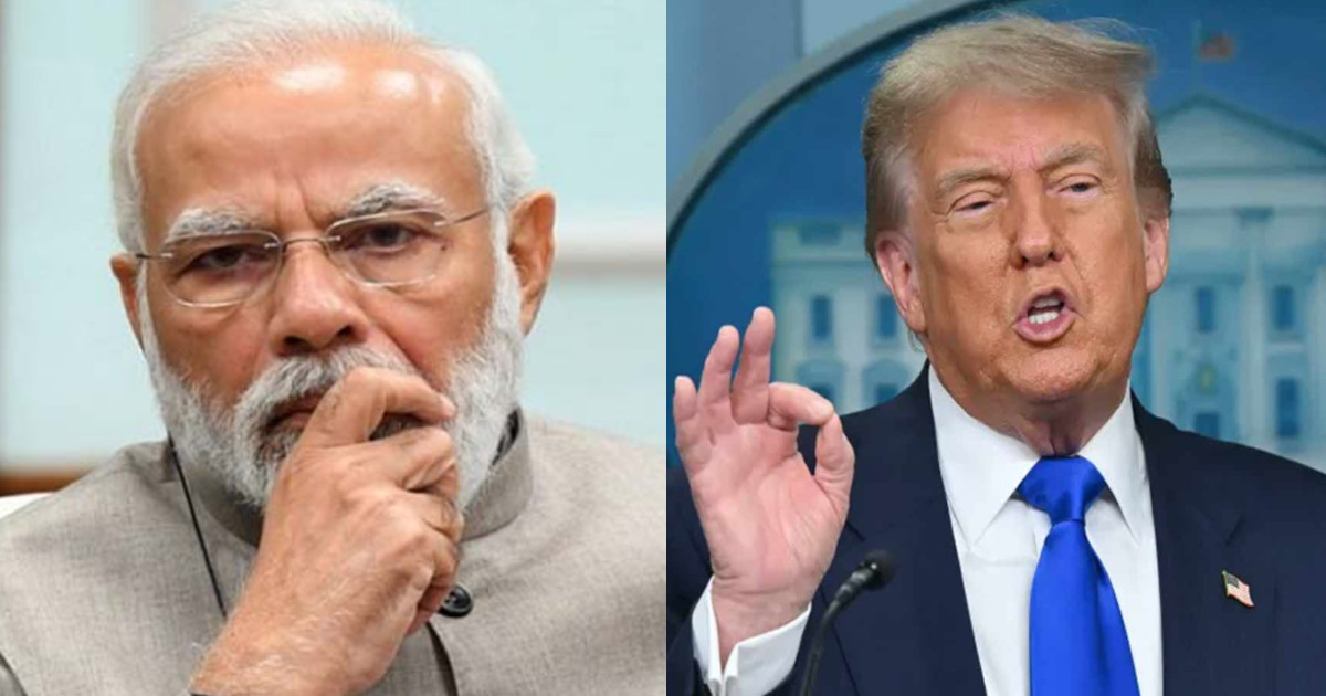 ভারতের ওপর ট্রাম্পের শুল্ক কার্যকর: মোদি বলেন—কাঁদলে চলবে না