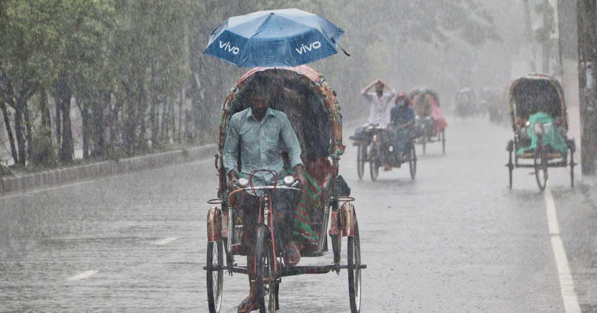 আট বিভাগে বৃষ্টি নিয়ে যে বার্তা দিল আবহাওয়া অফিস