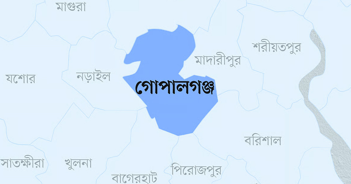 গোপালগঞ্জে বাসের ধাক্কায় মোটরসাইকেল আরোহী দুই ভাই নিহত