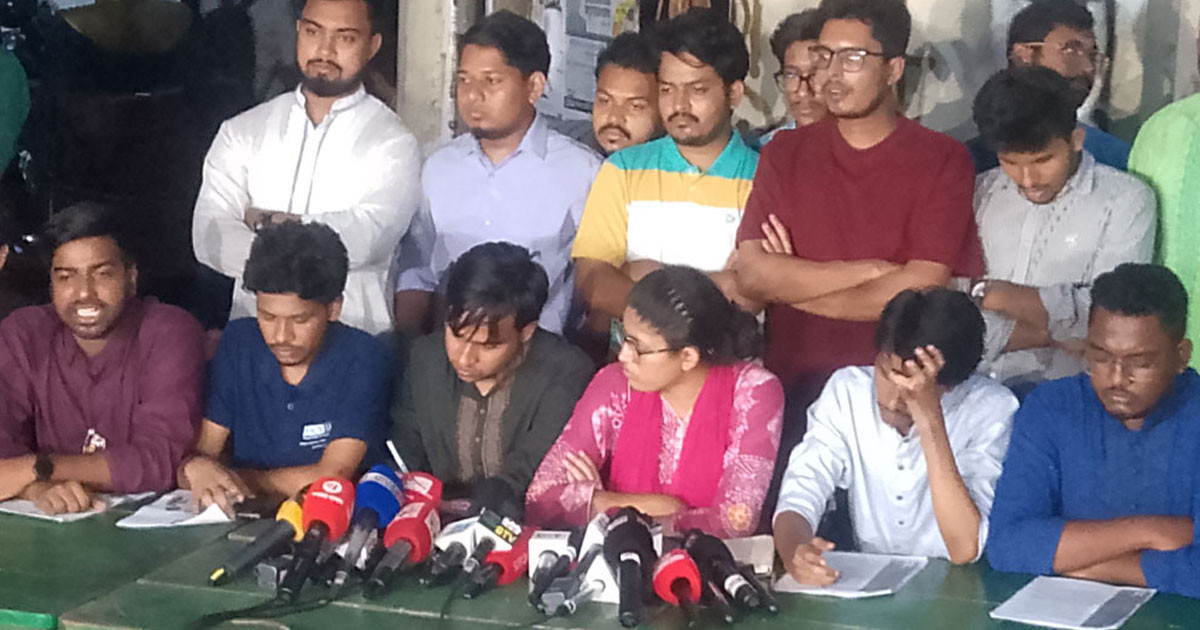 উমামার প্যানেলের ইশতেহার ঘোষণা