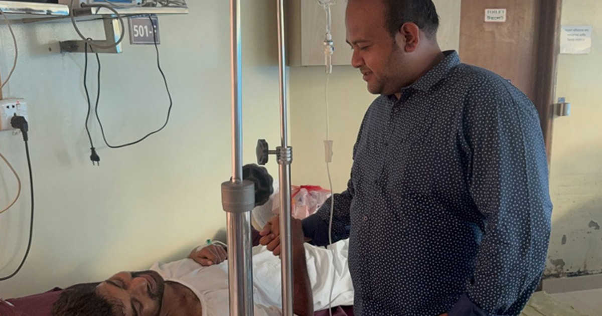 মেঘমল্লারকে দেখতে হাসপাতালে ছাত্রদলের হামিম